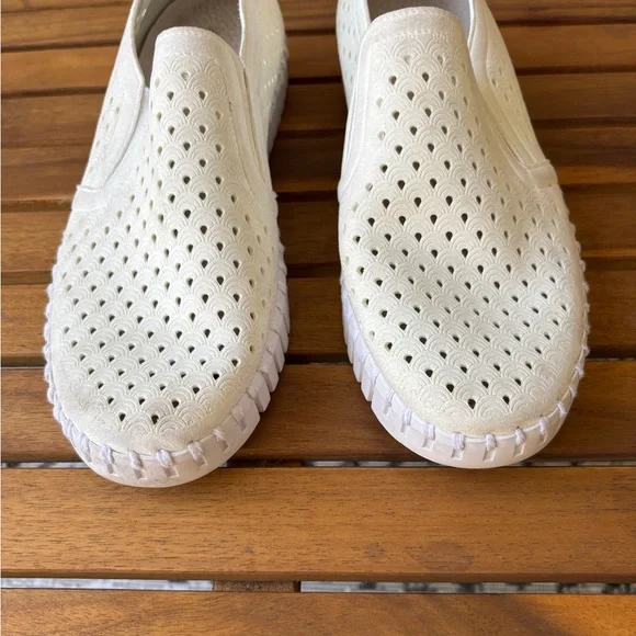 Ilse Jacobsen Tulip 140 White Slip-On Women's Sneakers EU size 39 - Picture 3 of 9